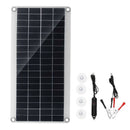 Solar Panel 25w 12v Double Usb Portable Power Bank Board External Battery C X4C3