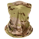 2pcs Mens Silky Sports Balaclava Soft Headscarf Ski Biking Anti-UV Bandana