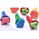 6X Sponge Brushes Handle Paint Brushes Tools Children DIY Art Graffiti Tools LJ