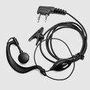 2Pin Headset Earpiece Mic For Baofeng UV-5R UV-82 BF-888s Radio Walkie  IHZ ZNH