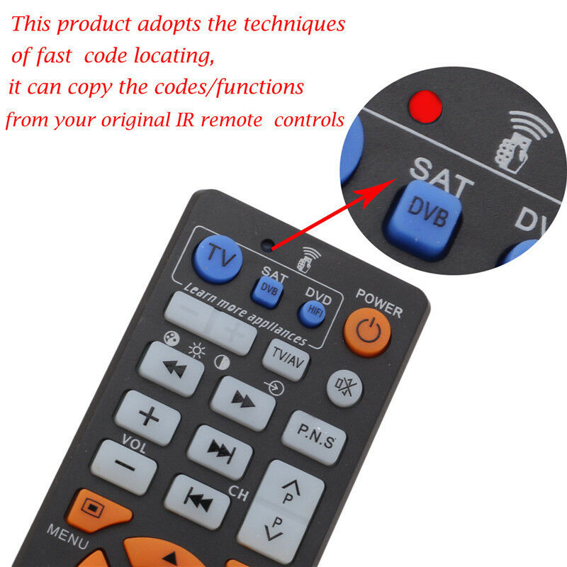Universal Smart Remote Control Controller With Learn Function For TV CBL DVD SAT