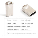 Metal Usb 2.0 Flash Drive Pen Drive Pendrive Usb Stick Flash Drive Thumb Dr X6V9