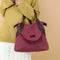 Women Large Totes Shopping Bag Handbag Shoulder Messenger Bags (Wine Red) SN9F