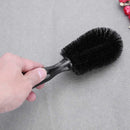 Vehicle Washing Wheel Brush Car Tire Rim Cleaning Handle Brush Tool A