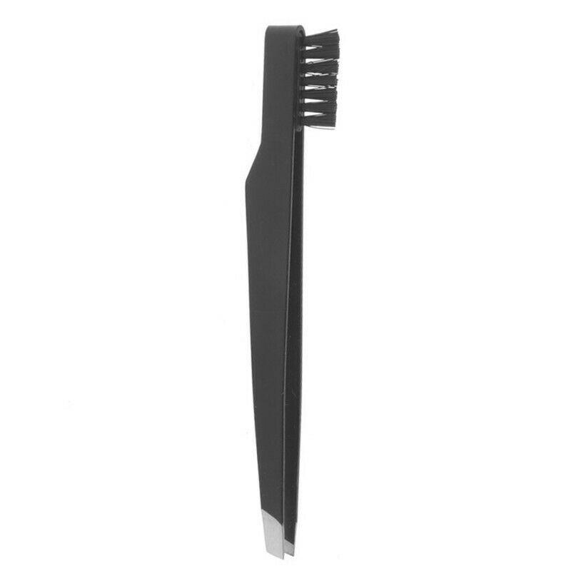 1PC Eyebrow Tweezer Comb Hair Beauty Slanted Puller Eye Brow Clips Makeup To Gw