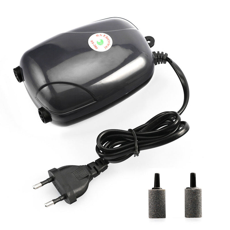 Efficient Aquarium Oxygen Fish Air Pump Tank High Energy Super Silent!QF3C
