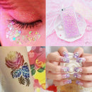 4Pots Sequins Glitter Dust Powder Paillette Tips Nail Art Decor