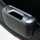 Car Interior Trash Can Rubbish Waste Garbage Dust Box Bin Storage Holder New