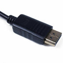 Mini Display Port DP to DisplayPort DP 1.2 Cable Male to Male 1.8m, Black J5A4