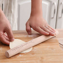 With scale Solid wood rolling stick Cake pie noodles rolling Pins Dough Roll Cy
