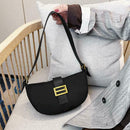 Women Nylon Casual Handbags Fashion Solid Shoulder Bag Simple Shopping Tote