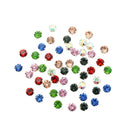 50pcs Lot Claw Sew On Rhinestones Beads Embellishments Sewing Crafts 8mm