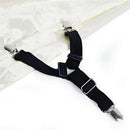 2pcs Triangle Suspender Bed Mattress Sheet Straps Clips Grippers Fasteners LJ