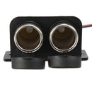 12V Waterproof Power Motorcycle Boat Car Auto Cigarette Lighter Dual Socket Plug