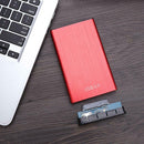 USB 3.0 Hard Disk Case External Enclosure Box for 2.5 inch HDD SSD (Red) A