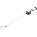 10 x Retractable Office ID Card Badge Reel Holder Carabiner Clip Key Chain R8H8