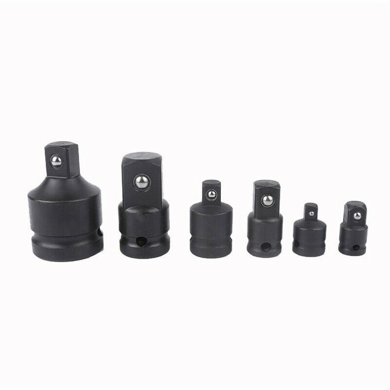 6Pcs Socket Ratchet Converter Adapter Reducer Car Bicycle Garage Repair Too G2L7