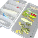 16Pcs Artificial Fishing Lure Set Hard Soft Bait Minnow Spoon Crank Shrimp