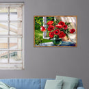 5D DIY Full Drill Diamond Painting Flowers Cross Stitch Embroidery Craft