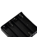 4 Slot 18650 Cells Battery Holder Storage Box Case With DC Power Plug BLACK
