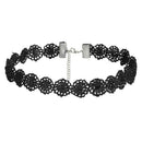 Fashion Choker Necklace Stretch Velvet Classic Gothic Tattoo Lace Necklace JR