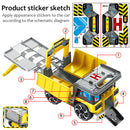 Deformation Engineering Car Toys Die Casting Simulation Parking Lot Set