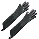 Extra Long Professional Silicone Oven Mitt, Heat Resistant Cooking Glove Wi