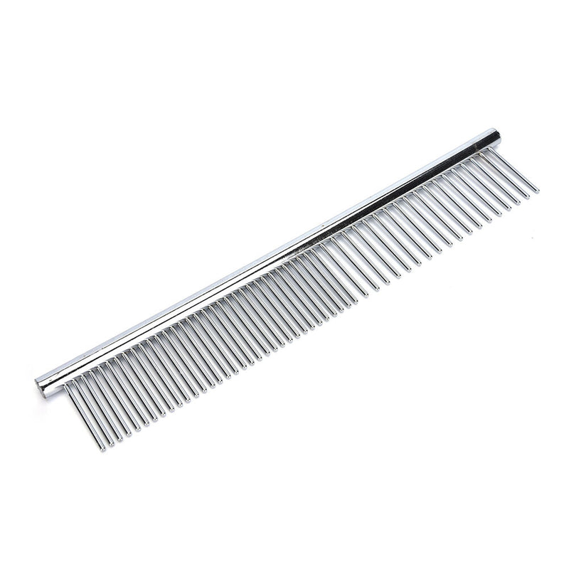 Pet Puppy Dog Cat Stainless Steel Comb Long Hair Shedding Grooming Flea Co`US