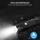 P90 Outdoor Camping Flashlight USB Rechargeable 400LM Zoom Waterproof Torch