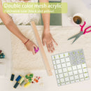 6.5x6.5 inch DIY Acrylic Sewing Quilting Tool Square Patchwork Sewing Ruler A