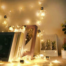 100 LED Copper Wire Battery Lights String Loving Heart-Shaped Bulb Lamp