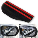 2PCS Car Rear View Side Mirror Rain Board Eyebrow Guard Sun Visor Accessory Kits