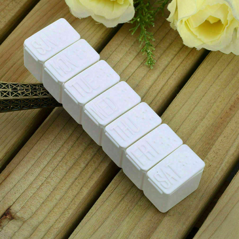 Large 7Day Pill Pills Medicine Tablet Week Box Dispenser Ho Organizers Case I6G0