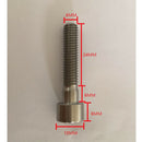 5pcs M6*30 Titanium Alloy GR5 TC4 Allen Head Screws Machine/ Hand Tools