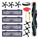 15Pcs for Neato Botvac 75E 758085 Side Brush Filters Vacuum Filter Kit Repl