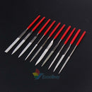 10pcs Guitar Fret DIY Repair Tool Diamond File Needle Handle Files Luthier Tools