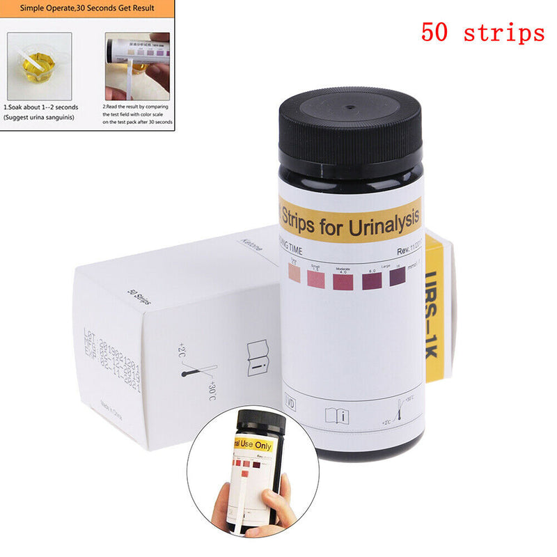 50 Strips Ketone Protein Urine Test Strips Kidney Urinary Tract Infection Che Gw