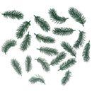 20pcs Artificial Plastic Green Pine Plants Branches DIY Christmas Party Dec- 3C
