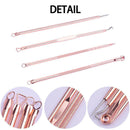 4Pcs Black Head Remover Cleaning Tool Acne Blemish Needle Pimple Spot Ext WHJ