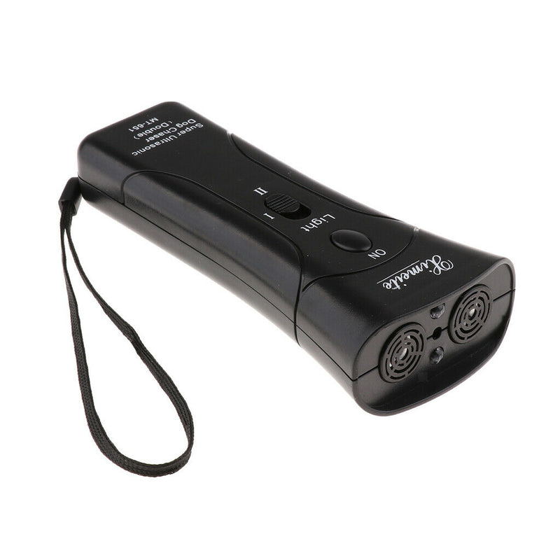 LED Ultrasonic Dog Repeller Handheld Dog Trainer Device Anti-Barking Dog