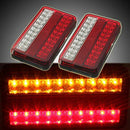 20Led Tail Light 12V Waterproof Turn Signal Truck Brake Brake Light for Car