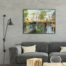 Painting By Numbers Kit DIY Night Market Canvas Oil Art Picture Home Decor