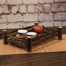 Chinese Bamboo Gongfu Tea Table Serving Tray Bamboo Tray For Tea Sets XL