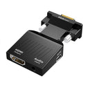 HW-2217 VGA Male to HDMI 1080P Female Video Converter with Audio Adapter