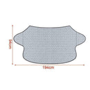 1x Magnetic Car Windshield Snow Cover Winter Ice Frost Guard Protectors Sun O8G7