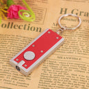 5Pcs Mini Flashlights Light LED Torch Keychains Key Ring Portable-AU