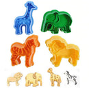 4pcs/set Durable Animal Pattern Pastry-making Mold Biscuit Mold Biscuit Cutt Kw