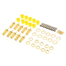 10pcs SMA Female Jack Crimp Straight RF Coax Connector for RG316 RG174 LMR100