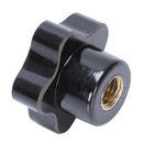 5Pcs M8 Female Thread 32mm Star Head Clamping Nuts Knob Grip Handle V4P5