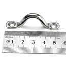 4* Universal Stainless Steel Top Pad Wire Eye Straps Loop Boat Plate Staple Ring